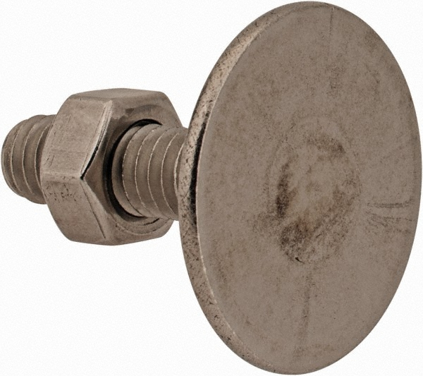 5/16-18, 1-1/4" OAL, 1-3/16" Head Diam, Stainless Steel Elevator Bolt