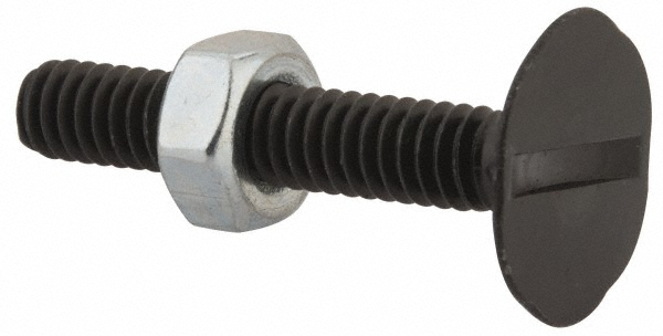Value Collection BOEC34108wHex 1/4-20, 1-1/2" Overall Length, 23/32" Head Diam, Steel Elevator Bolt Image