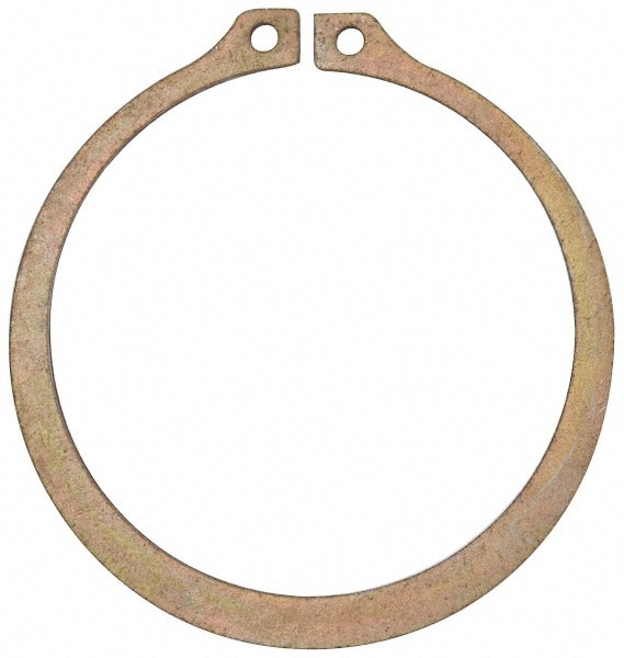 Rotor Clip SH-262ST ZD External Retaining Ring: 2.481" Groove Dia, 2-5/8" Shaft Dia, 1060-1090 Beryllium Copper & Steel, Zinc-Plated Image