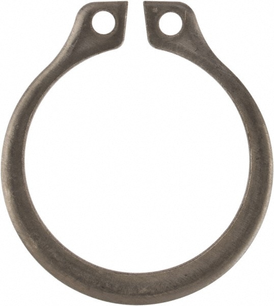 Rotor Clip SH-56SS External Retaining Ring: 0.53" Groove Dia, 9/16" Shaft Dia, 15-7 Beryllium Copper & Stainless Steel, Zinc-Plated Image