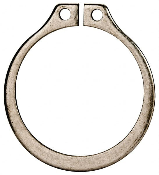 Rotor Clip - External Retaining Ring: 1.059″ Groove Dia, 1-1/8″ Shaft Dia,  15-7 Beryllium Copper & Stainless Steel, Zinc-Plated - 67154765 - MSC  Industrial Supply