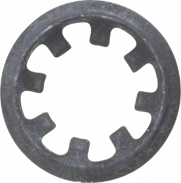 Rotor Clip 5/16" Shaft Diam, Steel External Self Locking Retaining