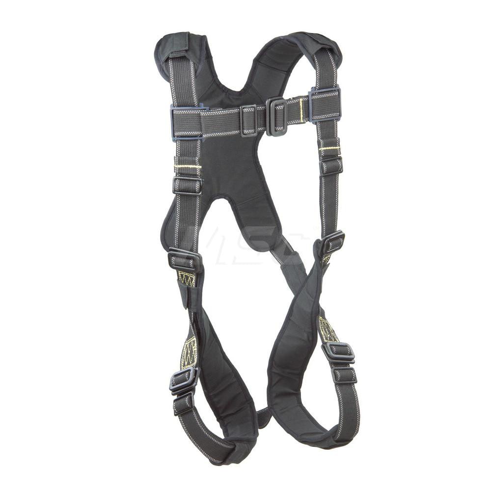 Fall Protection Harnesses: 420 Lb, Arc Flash Style, Size X-Large, For General Industry, Nomex & Kevlar, Back