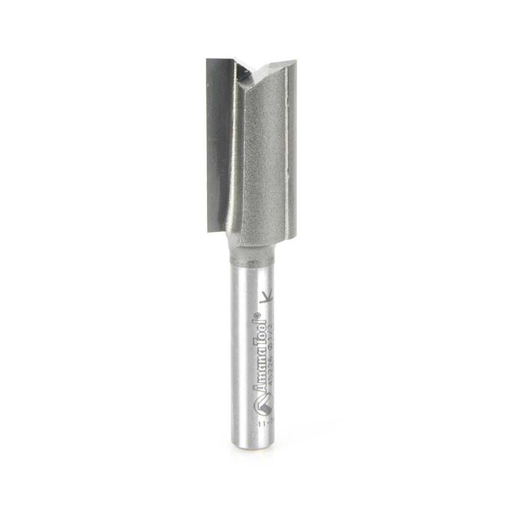 1/2" Diam, 1" LOC, 2 Flute Straight Router Bit