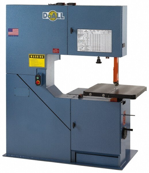 Vertical Bandsaw: Variable Speed Pulley Drive, 13" Height Capacity