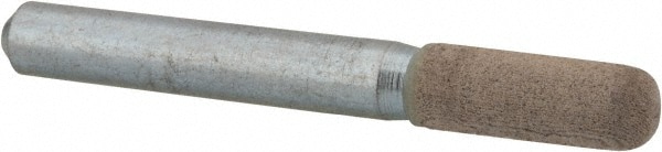 Mounted Point: 3/4" Thick, 1/4" Shank Dia, A24, 120 Grit, Fine