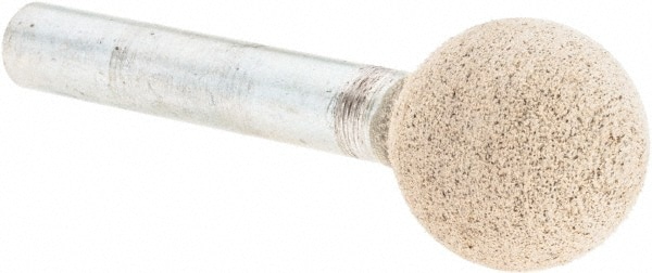 Mounted Point: 5/8" Thick, 1/4" Shank Dia, A26, 80 Grit, Medium