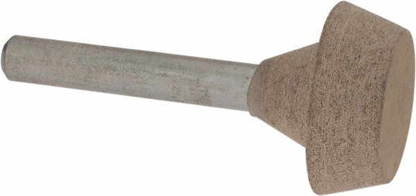 Mounted Point: 3/8" Thick, 1/4" Shank Dia, A35, 120 Grit, Fine