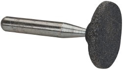 Mounted Point: 5/8" Thick, 1/8" Shank Dia, B41, 80 Grit, Medium
