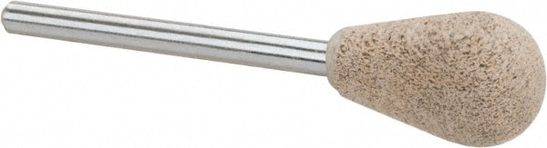 Mounted Point: 11/16" Thick, 1/8" Shank Dia, B111, 80 Grit, Medium