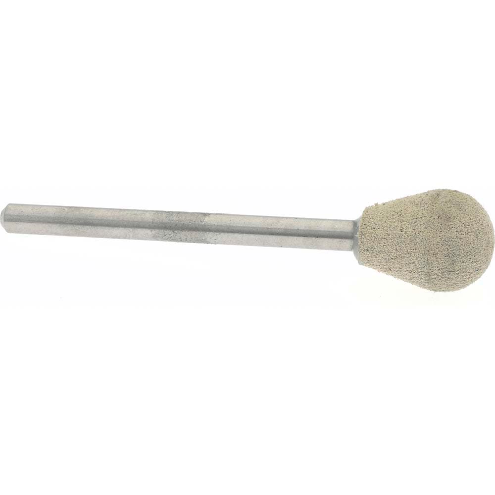 Mounted Point: 1/2" Thick, 1/8" Shank Dia, B112, 120 Grit, Fine