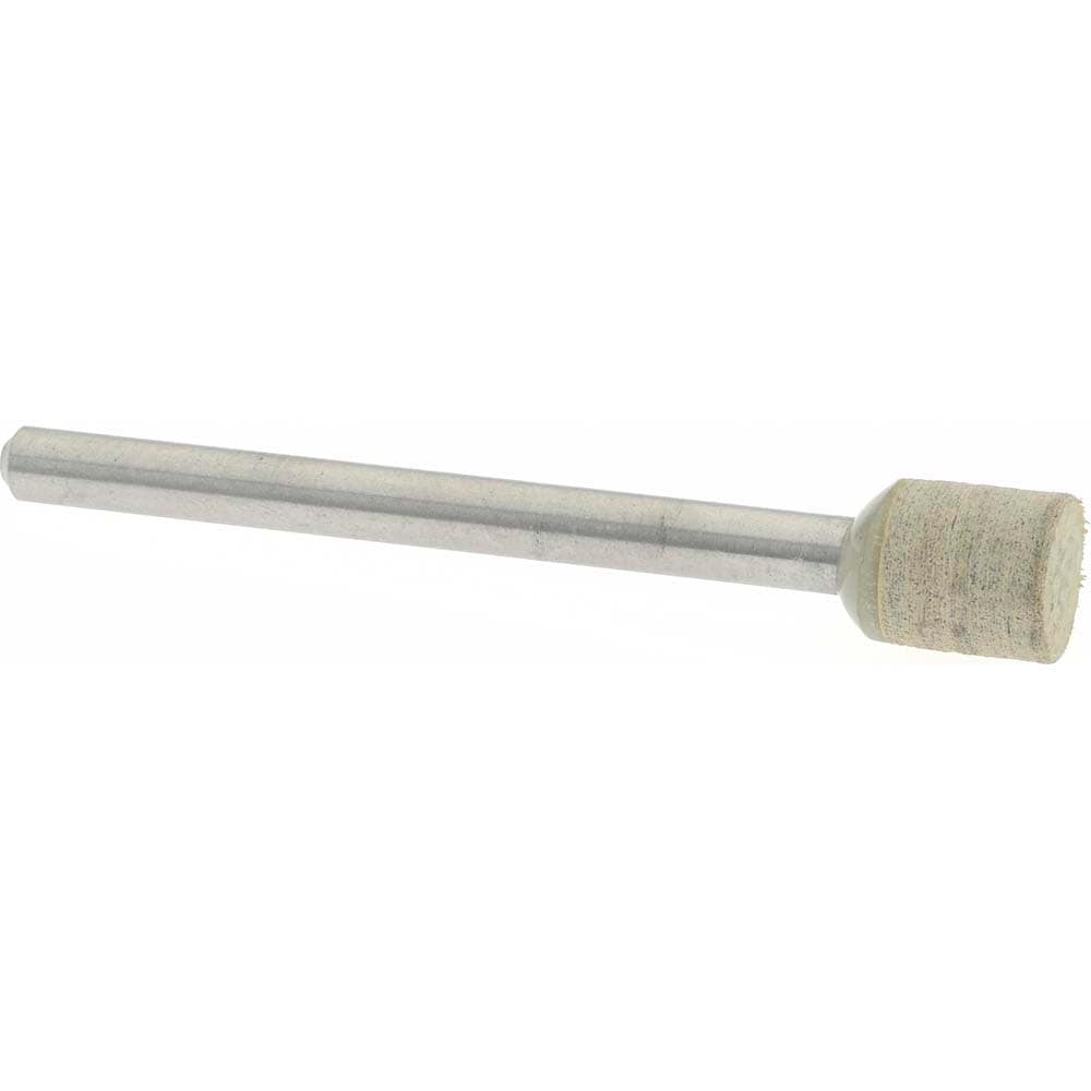 Mounted Point: 1/4" Thick, 1/8" Shank Dia, W160, 120 Grit, Fine