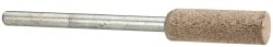 Mounted Point: 3/4" Thick, 1/8" Shank Dia, W164, 80 Grit, Medium