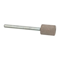 Mounted Point: 1/2" Thick, 1/8" Shank Dia, W176, 120 Grit, Fine