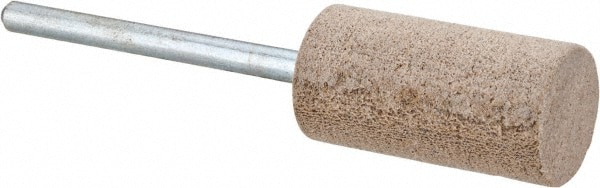 Mounted Point: 1" Thick, 1/8" Shank Dia, W187, 120 Grit, Fine