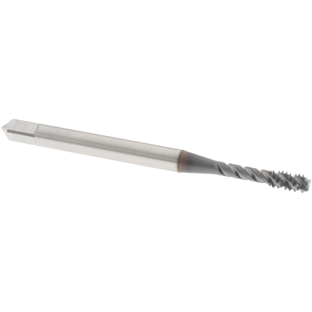 OSG 135608 Spiral Flute Tap: #4-40, UNC, 3 Flute, Bottoming, 2B & 3B Class of Fit, Vanadium High Speed Steel, TICN Finish Image