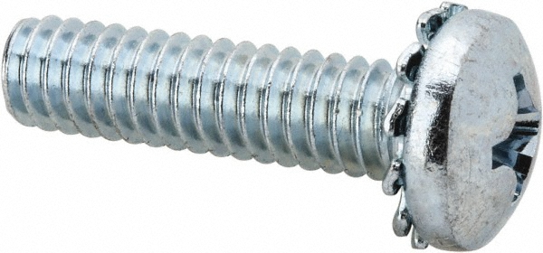 Value Collection 1416EPP Machine Screw: 1/4-20 x 1", Pan Head, Phillips Image