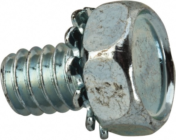 Value Collection R52001026 Machine Screw: 1/4-20 x 3/8", Hex Head, Hex Image