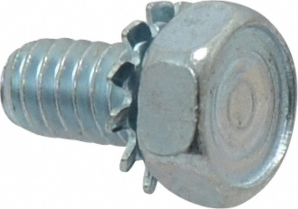 Value Collection 140807EH Machine Screw: 1/4-20 x 1/2", Hex Head, Hex Image