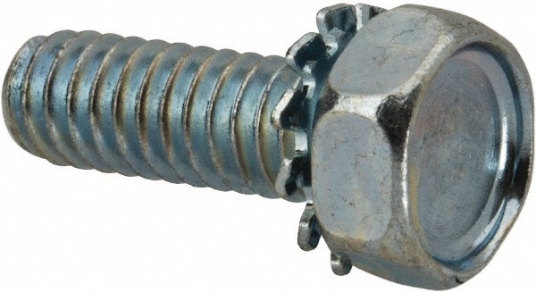 Value Collection 141207EH Machine Screw: 1/4-20 x 3/4", Hex Head, Hex Image