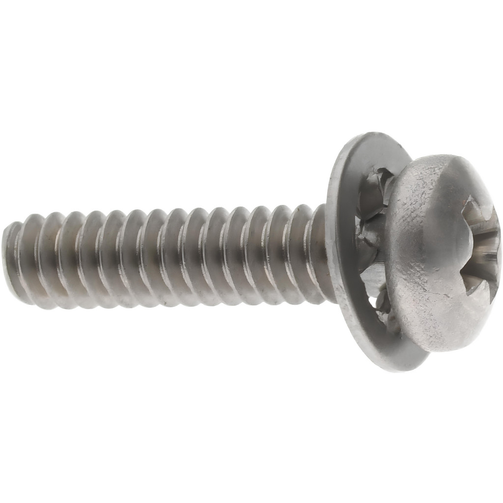 100 Pack #10-24 X 1-1/4" Phillips Pan Head Machine Screws - 18-8 Stainless Steel By Fastenere