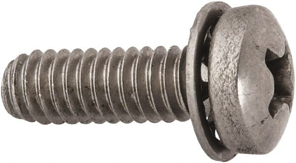 Value Collection W98506PS Machine Screw: #8-32 x 1/2", Pan Head, Phillips 