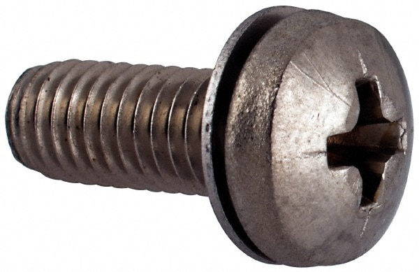 Value Collection W98566PS Machine Screw: #10-32 x 1/2", Pan Head, Phillips Image