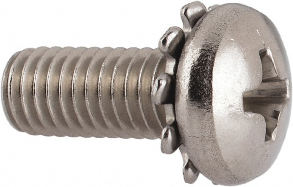 Value Collection W98366PS Machine Screw: #10-32 x 1/2", Pan Head, Phillips Image