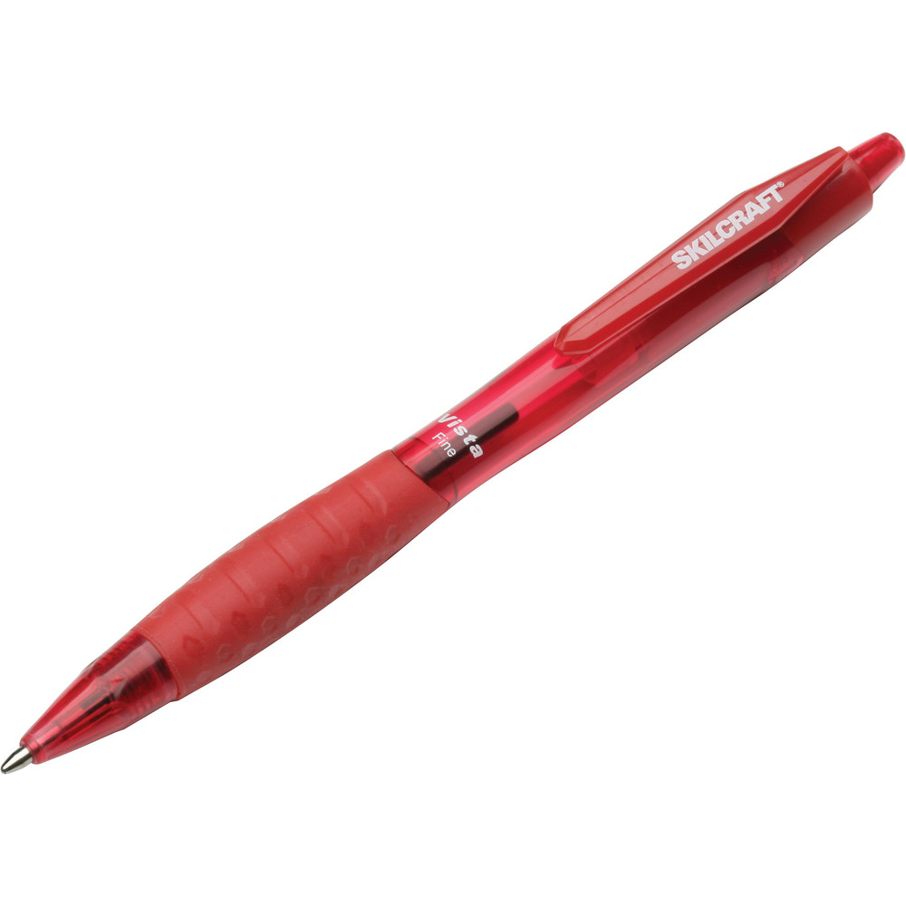 abilityone-red-fine-pt-12-bx-vista-ballpoint-pen-msc-direct
