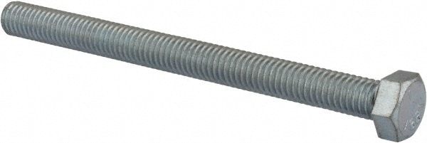 Value Collection HCFD0380450CZ Hex Head Cap Screw: 3/8-16 x 4-1/2", Grade 5 Steel, Zinc-Plated Image