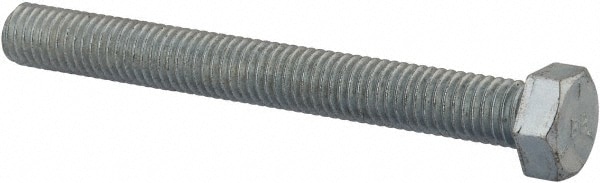 Value Collection HCFD0500450CZ Hex Head Cap Screw: 1/2-13 x 4-1/2", Grade 5 Steel, Zinc-Plated Image