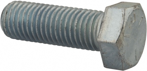 Made in USA - Hex Head Cap Screw: 3/4-10 x 2″, Grade 5 Steel, Zinc