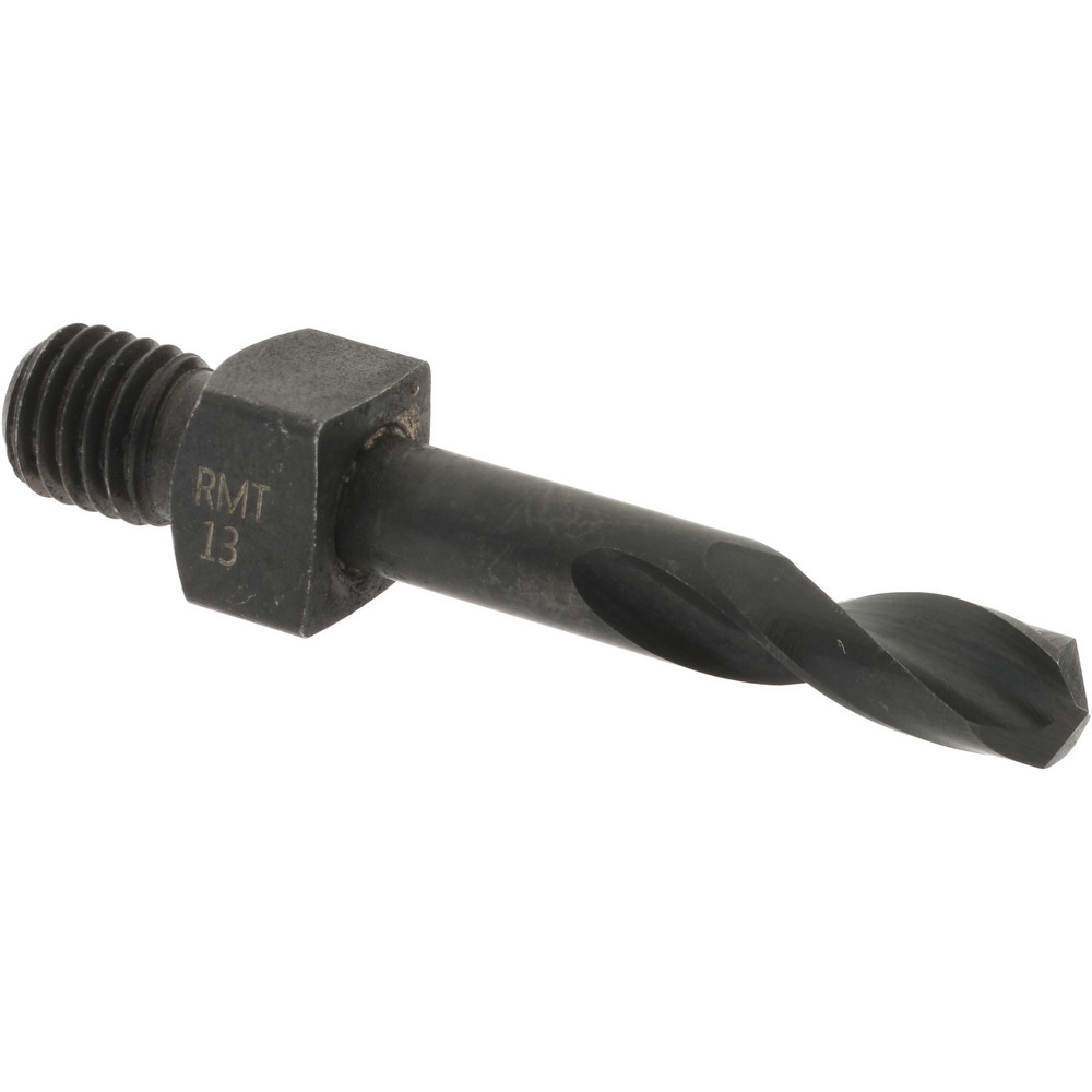Threaded Shank Drill Bit: #13, 135 ° Point, 1/4-28 Shank, Cobalt