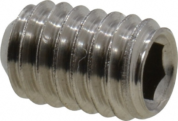 Value Collection MASS0040006CP Set Screw: M4 x 0.70 x 6 mm, Cup Point, Stainless Steel, Grade 18-8 & Austenitic Grade A2 Image