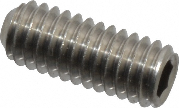 Value Collection MASS0040010CP Set Screw: M4 x 0.70 x 10 mm, Cup Point, Stainless Steel, Grade 18-8 & Austenitic Grade A2 Image