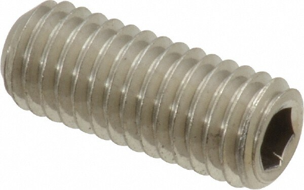 Value Collection MASS0080020CP Set Screw: M8 x 1.25 x 20 mm, Cup Point, Stainless Steel, Grade 18-8 & Austenitic Grade A2 Image