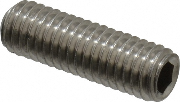 Value Collection MASS0080025CP Set Screw: M8 x 1.25 x 25 mm, Cup Point, Stainless Steel, Grade 18-8 & Austenitic Grade A2 Image