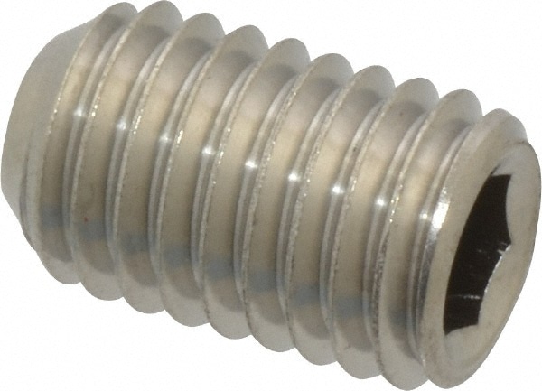 Value Collection MASS0100016CP Set Screw: M10 x 1.50 x 16 mm, Cup Point, Stainless Steel, Grade 18-8 & Austenitic Grade A2 Image