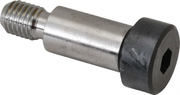 Shoulder Screw: 16 mm Shoulder Dia, 30 mm Shoulder Length, M12x1.75, 18.4 mm Thread Length, 12.9 Alloy Steel, Hex Socket