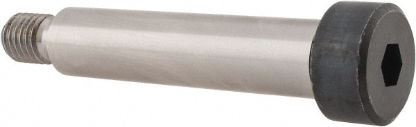 Shoulder Screw: 16 mm Shoulder Dia, 70 mm Shoulder Length, M12x1.75, 18.4 mm Thread Length, 12.9 Alloy Steel, Hex Socket