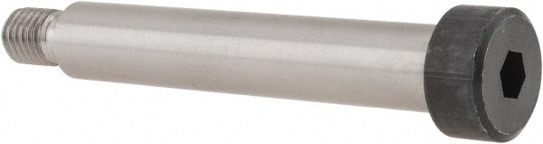 Shoulder Screw: 16 mm Shoulder Dia, 90 mm Shoulder Length, M12x1.75, 18.4 mm Thread Length, 12.9 Alloy Steel, Hex Socket