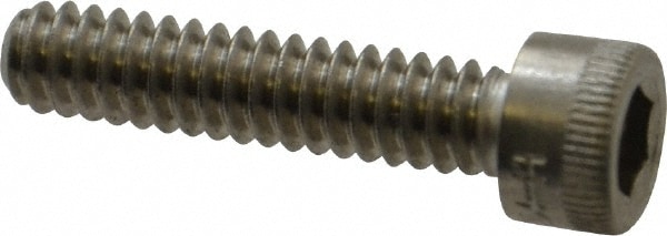 Holo-Krome 78044 Hex Head Cap Screw: #10-24 x 7/8", Grade 18-8 Stainless Steel, Uncoated Image