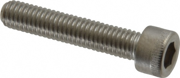 Holo-Krome 79028 Hex Head Cap Screw: #10-32 x 1", Grade 18-8 Stainless Steel, Uncoated Image