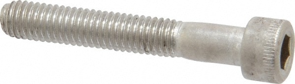 Holo-Krome 79030 Hex Head Cap Screw: #10-32 x 1-1/4", Grade 18-8 Stainless Steel, Uncoated Image