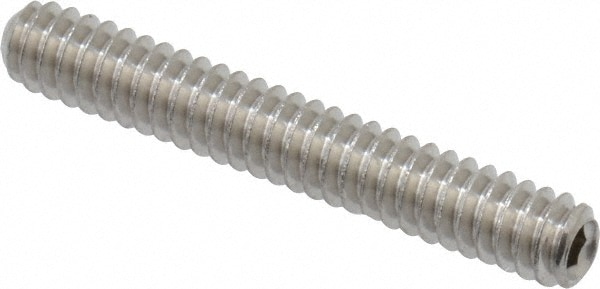 Value Collection R63260440 Set Screw: #4-40 x 3/4", Cup Point, Stainless Steel, Grade 18-8 Image