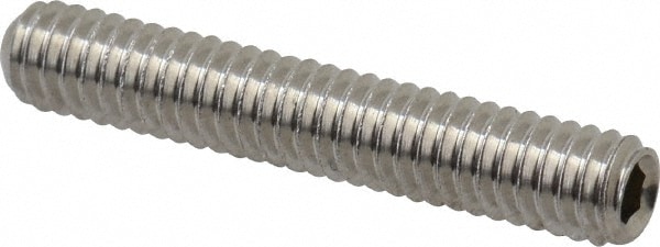 Value Collection R63260926 Set Screw: #8-32 x 1", Cup Point, Stainless Steel, Grade 18-8 Image