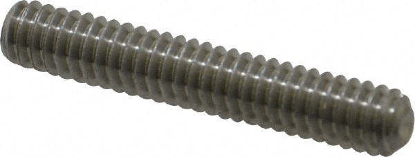 Value Collection R63266028 Set Screw: 1/4-20 x 1-1/2", Cup Point, Stainless Steel, Grade 18-8 Image