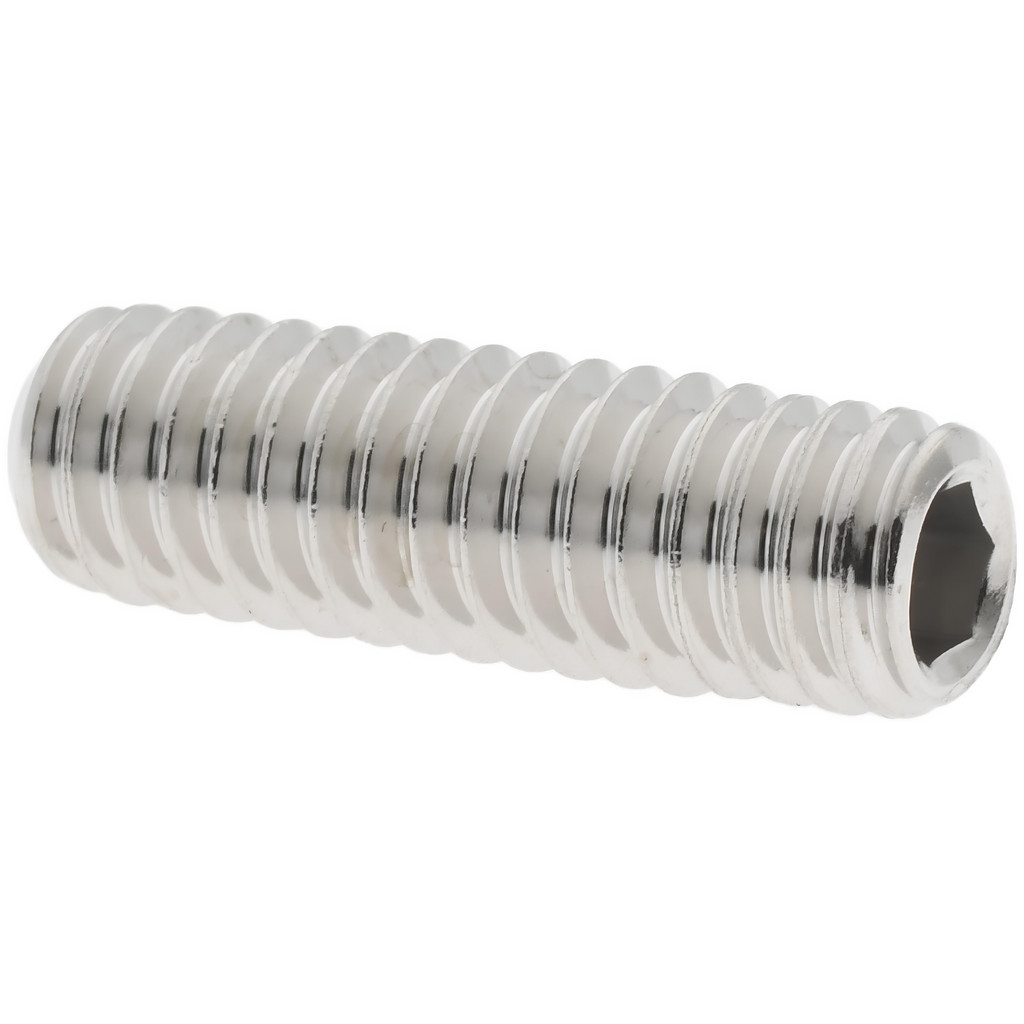 Value Collection R63266882 Set Screw: 5/16-18 x 1", Cup Point, Stainless Steel, Grade 18-8 Image