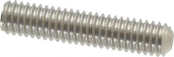 Value Collection R63266960 Set Screw: 5/16-18 x 1-1/2", Cup Point, Stainless Steel, Grade 18-8 Image