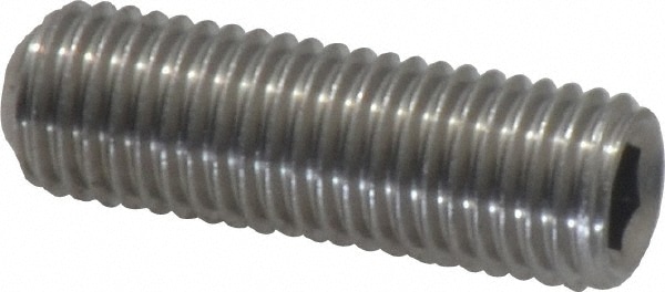 Value Collection R63263240 Set Screw: 5/16-24 x 1", Cup Point, Stainless Steel, Grade 18-8 Image